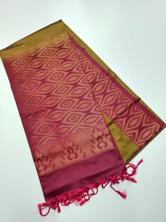 SEMI SOFT ART SILK SAREE - B S CHANNABASAPPA & SONS