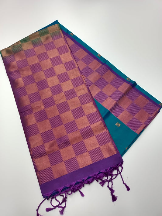 SEMI SOFT ART SILK SAREE - B S CHANNABASAPPA & SONS