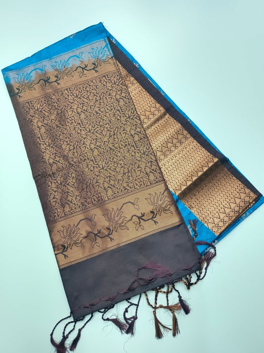 SEMI SOFT ART SILK SAREE - B S CHANNABASAPPA & SONS