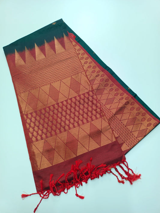 SEMI SOFT ART SILK SAREE - B S CHANNABASAPPA & SONS