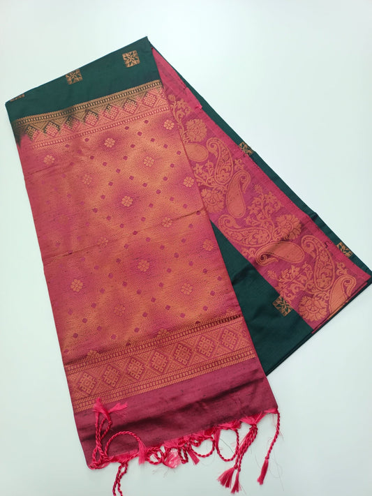 SEMI SOFT ART SILK SAREE - B S CHANNABASAPPA & SONS