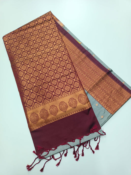 SEMI SOFT ART SILK SAREE - B S CHANNABASAPPA & SONS