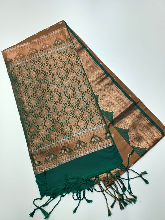 SEMI SOFT ART SILK SAREE - B S CHANNABASAPPA & SONS