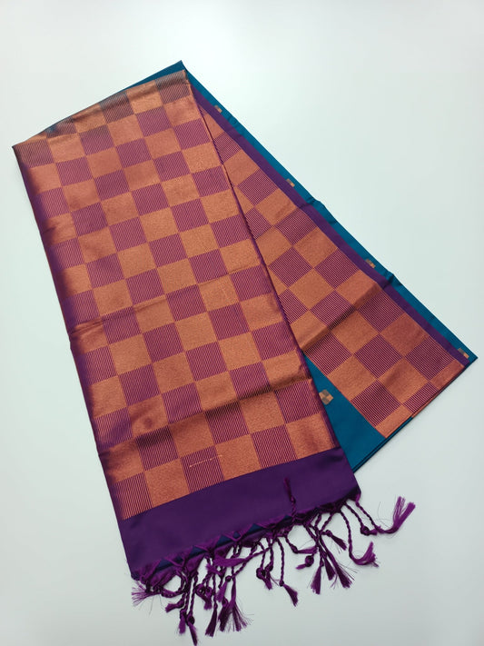 SEMI SOFT ART SILK SAREE - B S CHANNABASAPPA & SONS