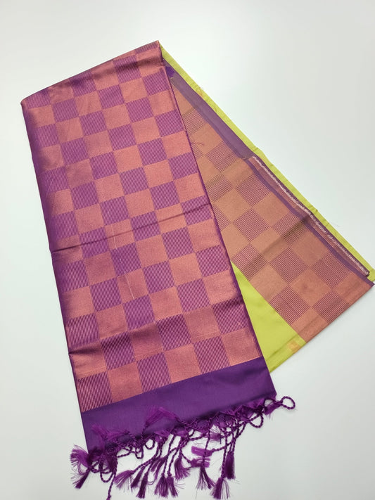 SEMI SOFT ART SILK SAREE - B S CHANNABASAPPA & SONS