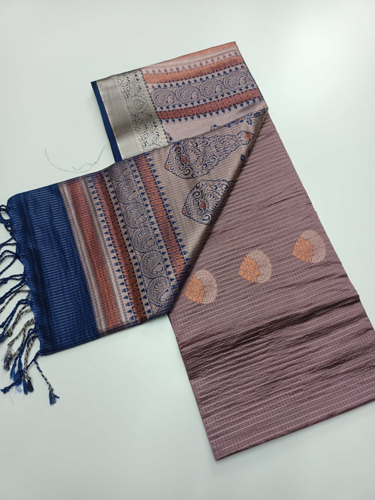 SEMI SOFT ART SILK SAREE - B S CHANNABASAPPA & SONS