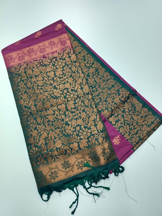 SEMI SOFT ART SILK SAREE - B S CHANNABASAPPA & SONS