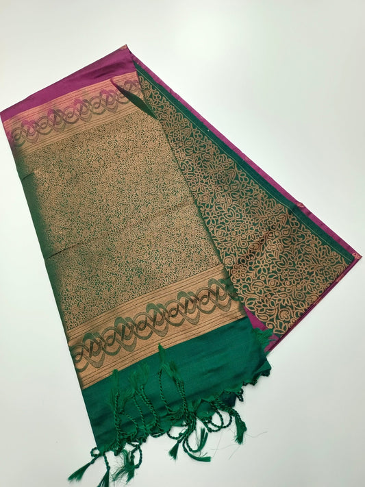 SEMI SOFT ART SILK SAREE - B S CHANNABASAPPA & SONS