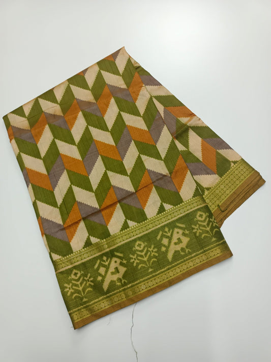 FANCY SOFT SILK SAREE - B S CHANNABASAPPA & SONS