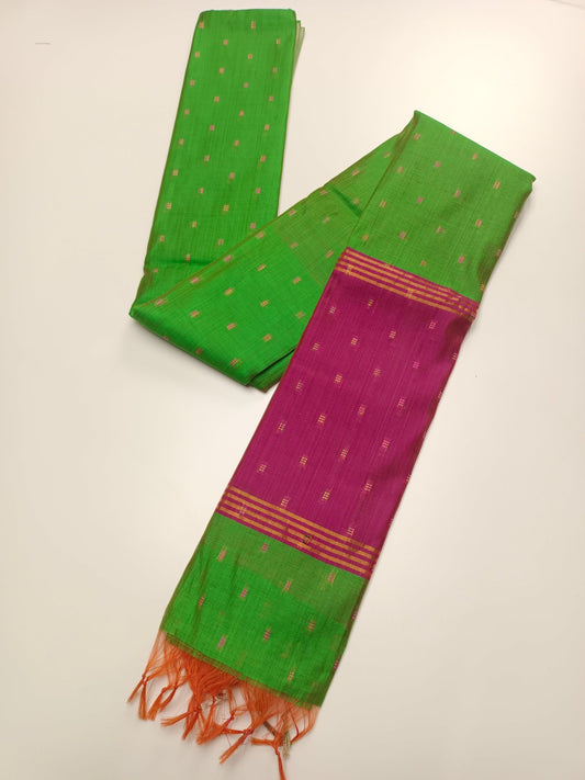 FANCY LENIN SAREE - B S CHANNABASAPPA & SONS