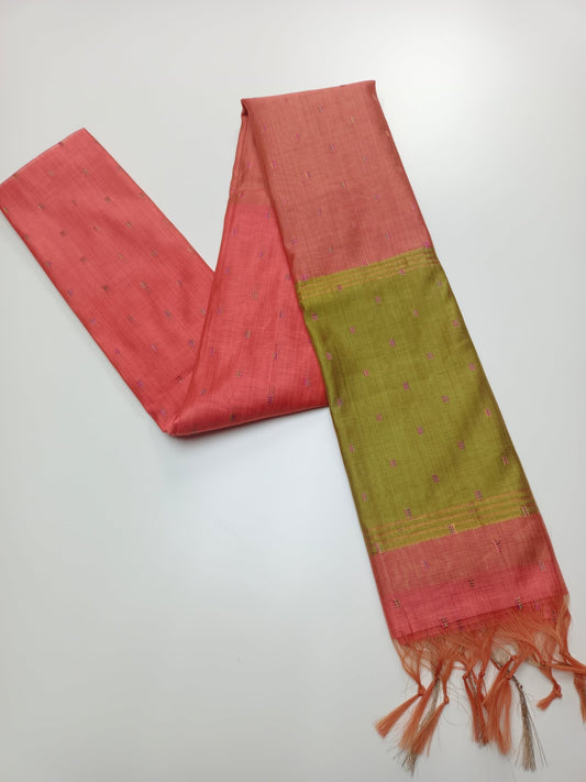 FANCY LENIN SAREE - B S CHANNABASAPPA & SONS