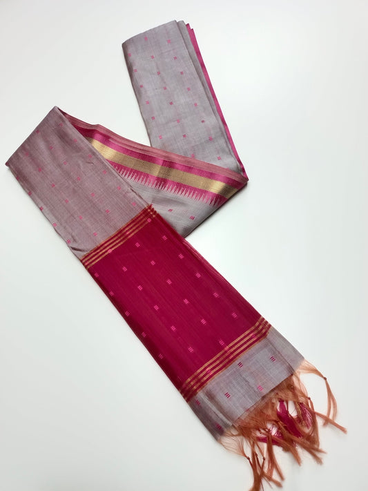 FANCY LENIN SAREE - B S CHANNABASAPPA & SONS