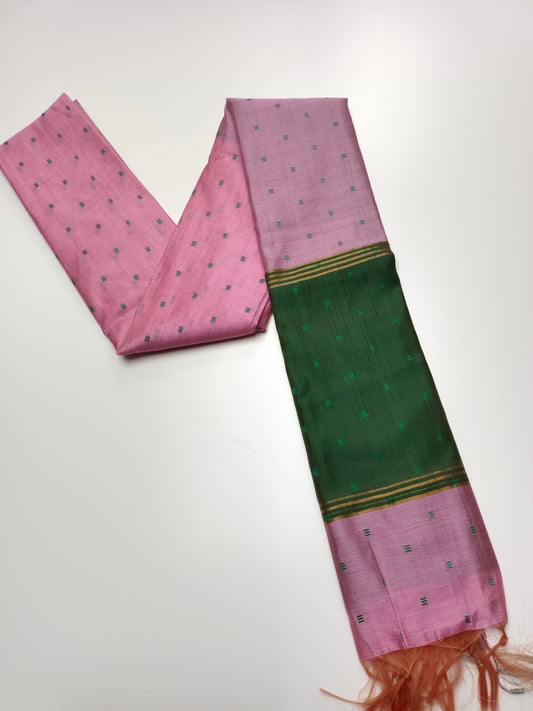 FANCY LENIN SAREE - B S CHANNABASAPPA & SONS