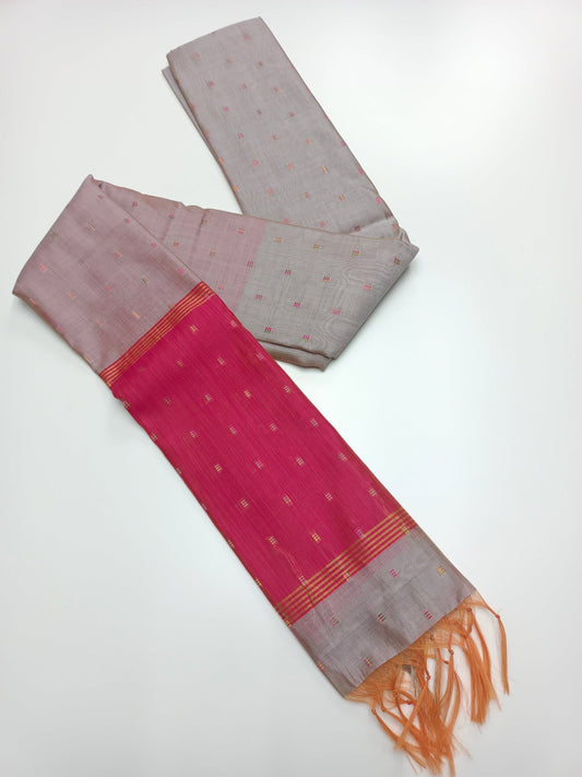 FANCY LENIN SAREE - B S CHANNABASAPPA & SONS