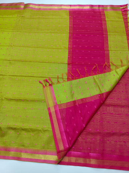 FANCY LENIN SAREE - B S CHANNABASAPPA & SONS