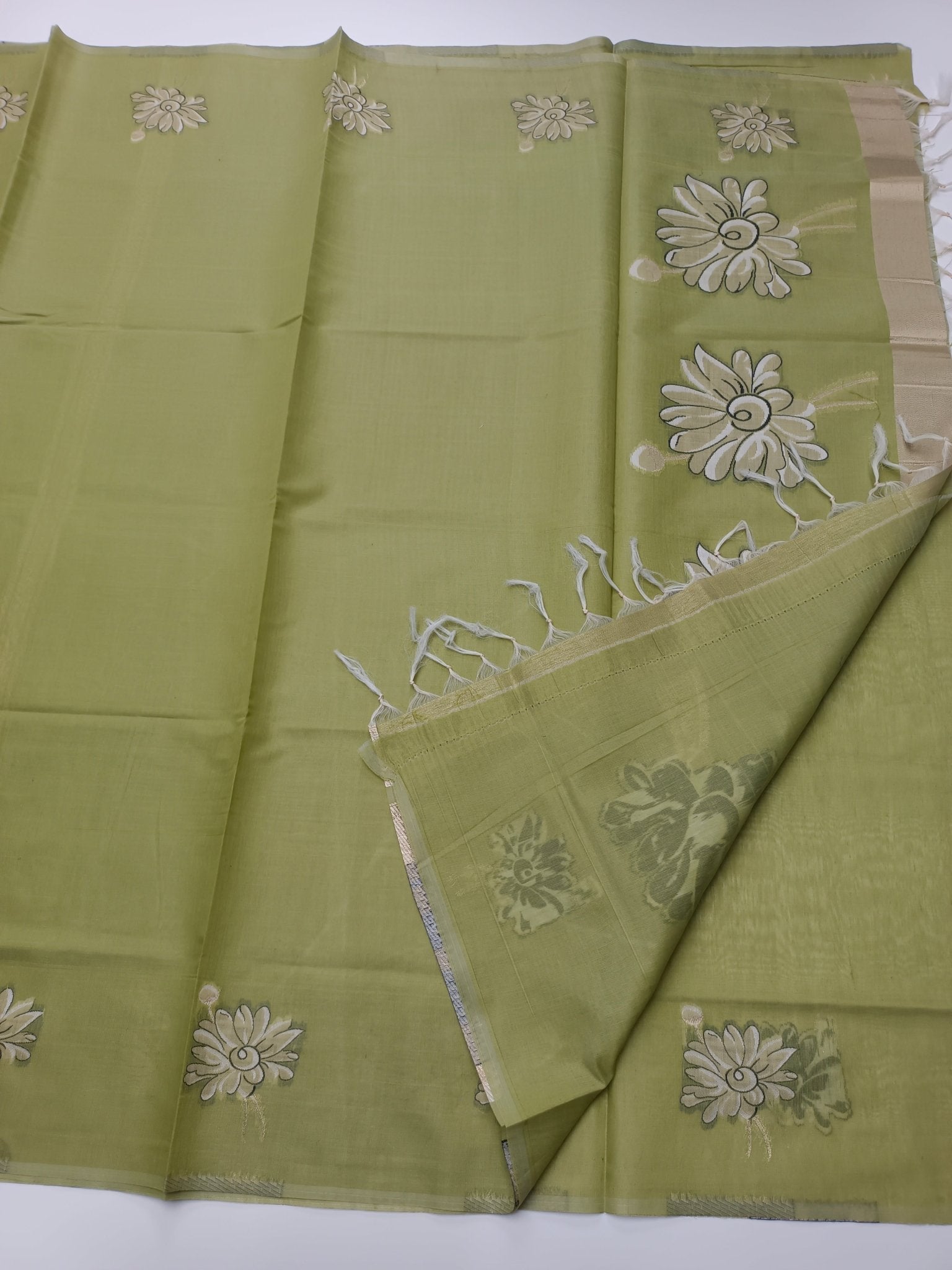 FANCY COTTON SAREE - B S CHANNABASAPPA & SONS