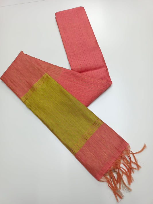 FANCY LENIN SAREE - B S CHANNABASAPPA & SONS