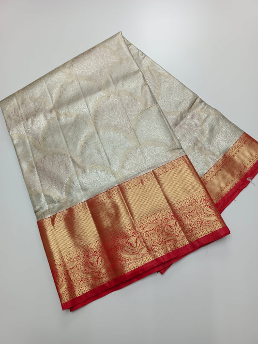 FANCY BRIDAL TISSUE SILK SAREE - B S CHANNABASAPPA & SONS