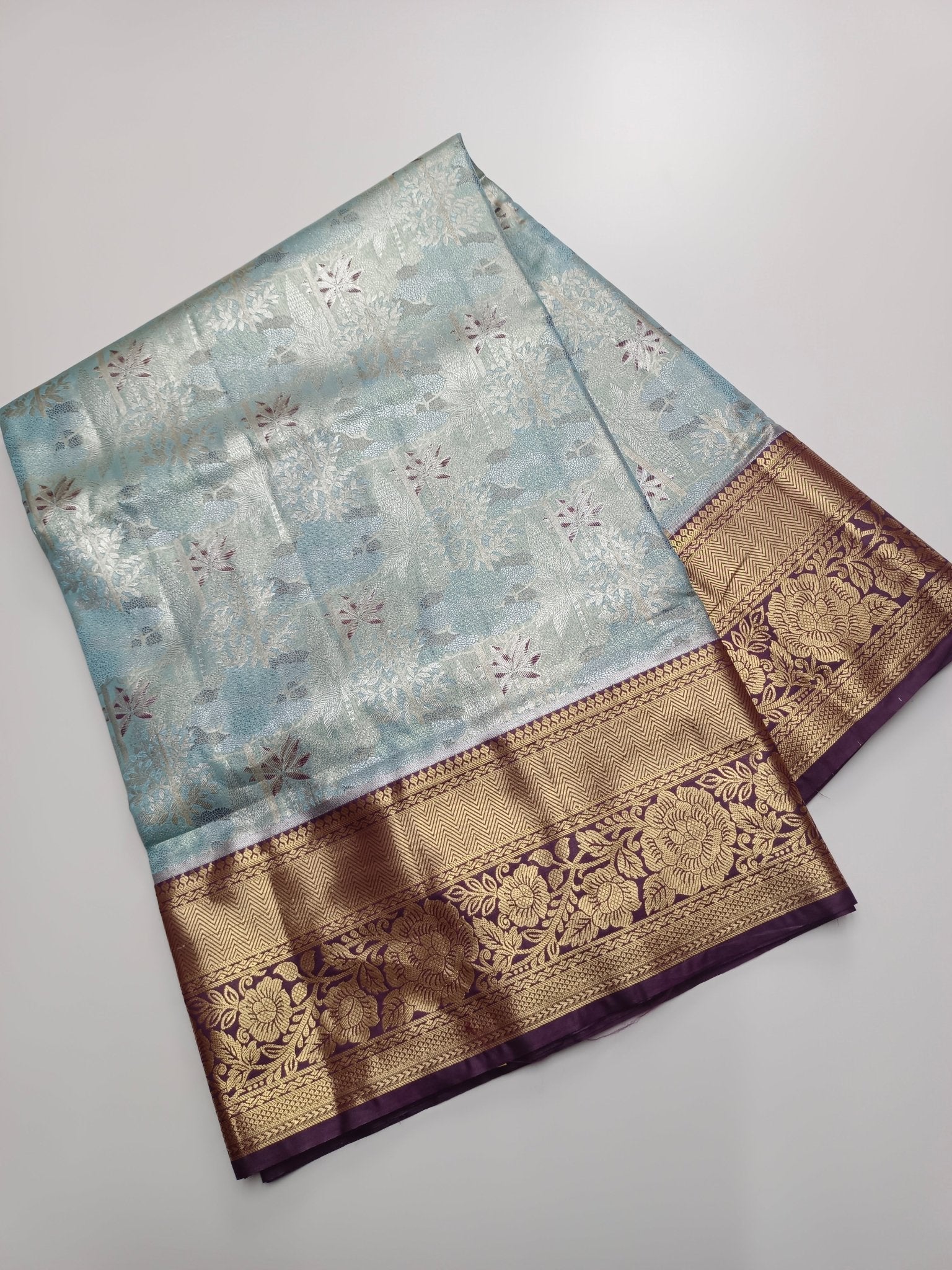 FANCY BRIDAL TISSUE SILK SAREE - B S CHANNABASAPPA & SONS