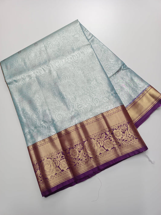 FANCY BRIDAL TISSUE SILK SAREE - B S CHANNABASAPPA & SONS