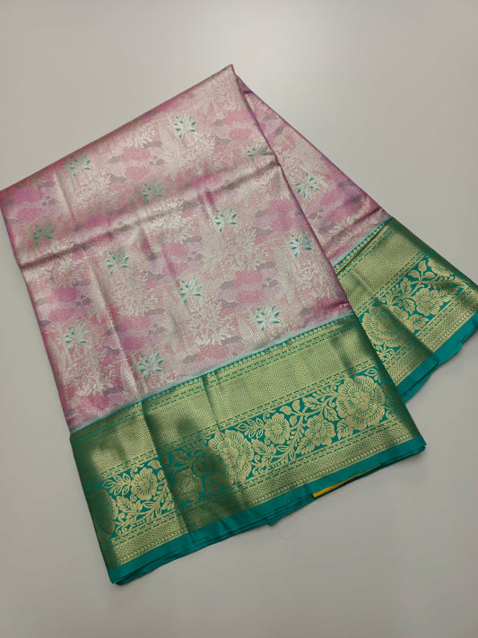 FANCY BRIDAL TISSUE SILK SAREE - B S CHANNABASAPPA & SONS