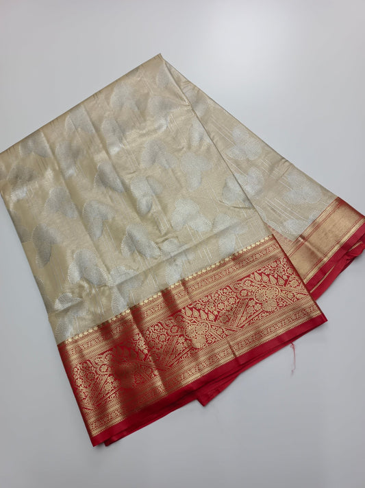 FANCY BRIDAL TISSUE SILK SAREE - B S CHANNABASAPPA & SONS