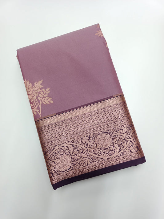 KANCHIPURAM SEMI SILK SAREE - B S CHANNABASAPPA & SONS