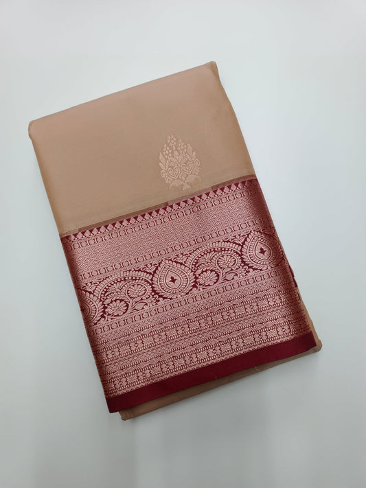 KANCHIPURAM SEMI SILK SAREE - B S CHANNABASAPPA & SONS