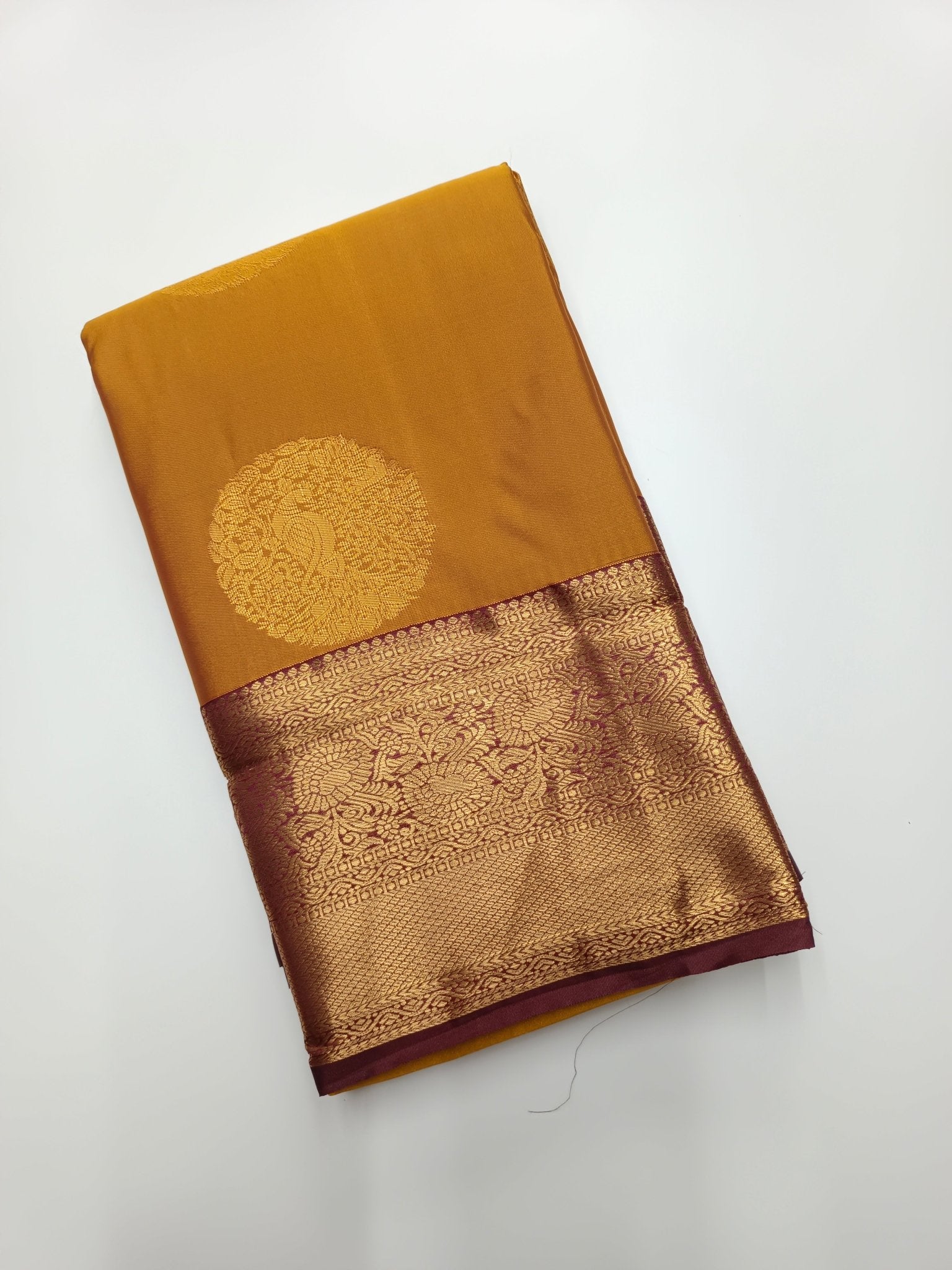 KANCHIPURAM SEMI SILK SAREE - B S CHANNABASAPPA & SONS