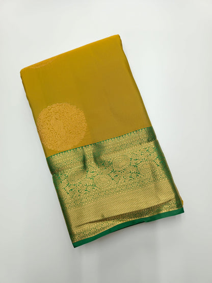 KANCHIPURAM SEMI SILK SAREE - B S CHANNABASAPPA & SONS