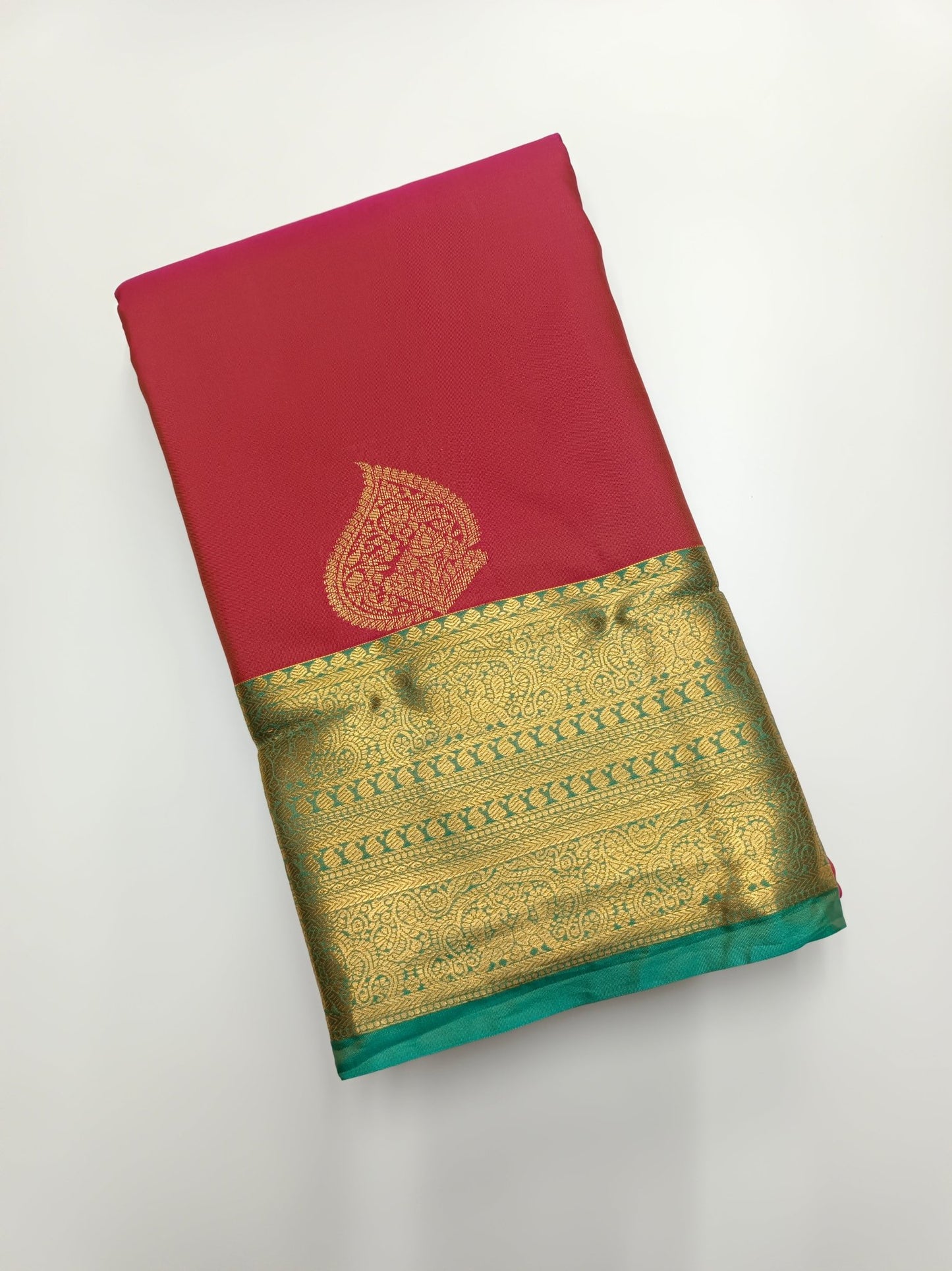 KANCHIPURAM SEMI SILK SAREE - B S CHANNABASAPPA & SONS
