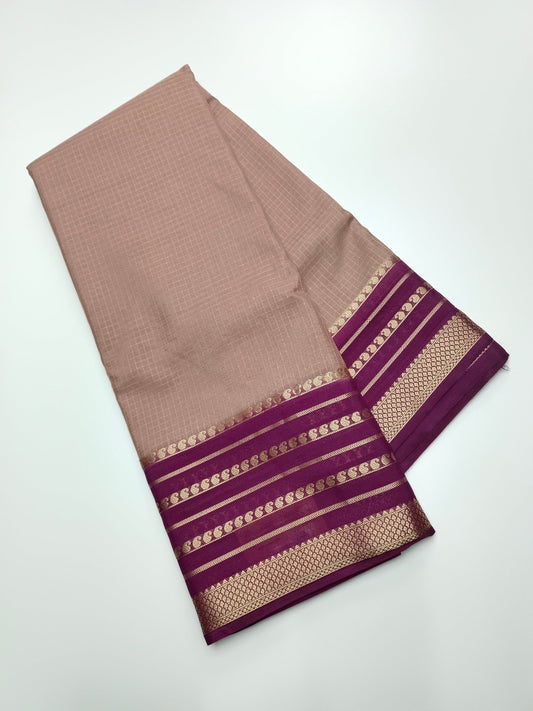 SEMI CREPE SILK SAREE - B S CHANNABASAPPA & SONS