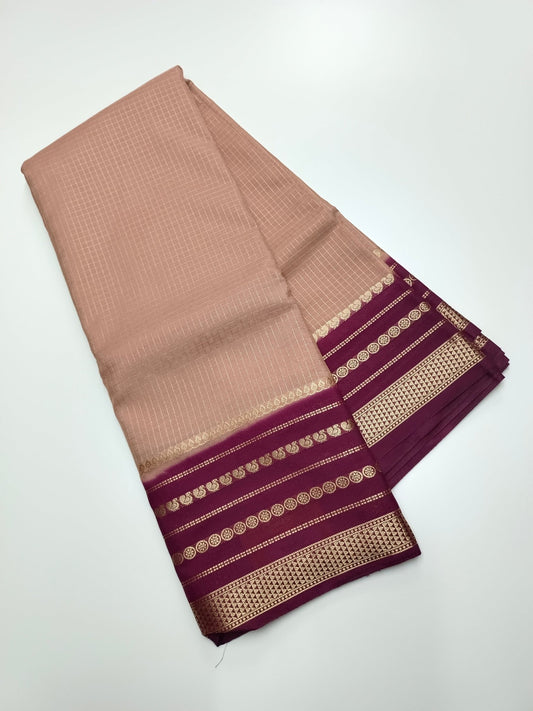 SEMI CREPE SILK SAREE - B S CHANNABASAPPA & SONS