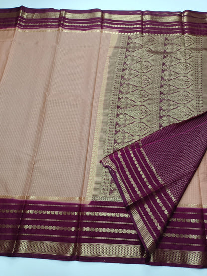 SEMI CREPE SILK SAREE - B S CHANNABASAPPA & SONS