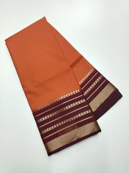 SEMI CREPE SILK SAREE - B S CHANNABASAPPA & SONS