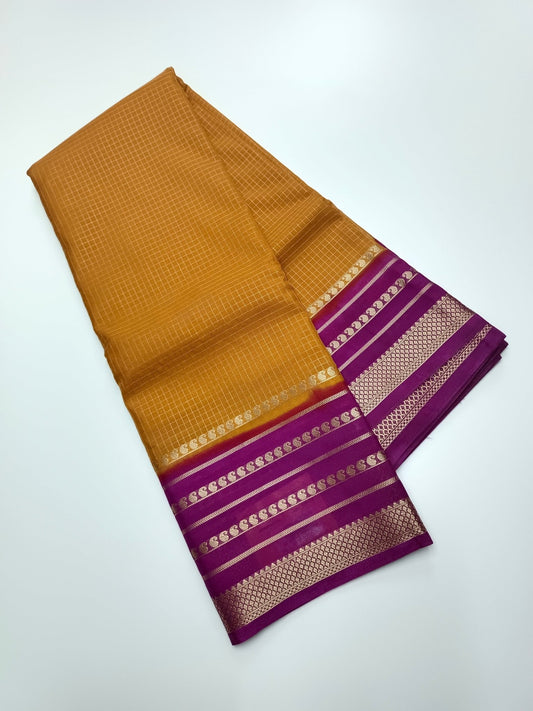 SEMI CREPE SILK SAREE - B S CHANNABASAPPA & SONS