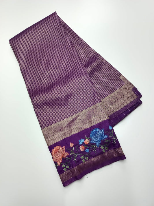 SOFTY BROCADE SAREE