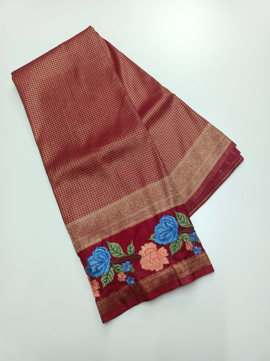 SOFTY BROCADE SAREE