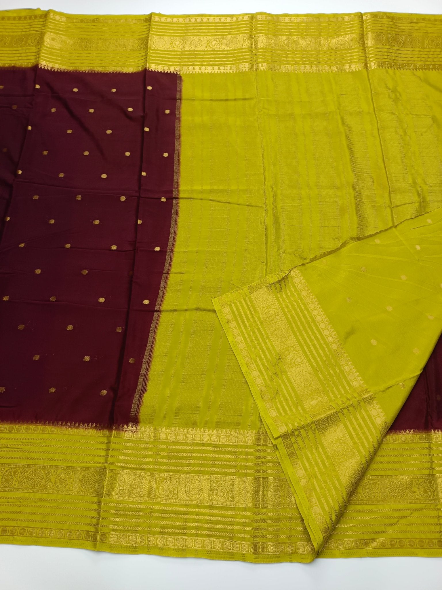 CREPE SILK SAREE - B S CHANNABASAPPA & SONS