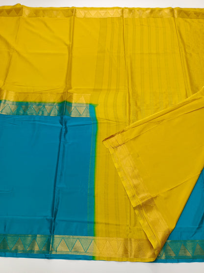 2D CREPE SILK SAREE - B S CHANNABASAPPA & SONS