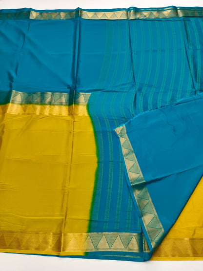 2D CREPE SILK SAREE - B S CHANNABASAPPA & SONS