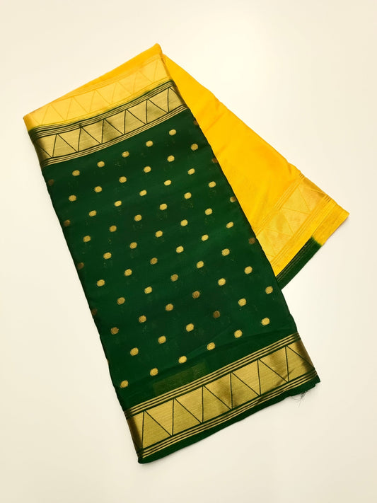 2D CREPE SILK SAREE - B S CHANNABASAPPA & SONS
