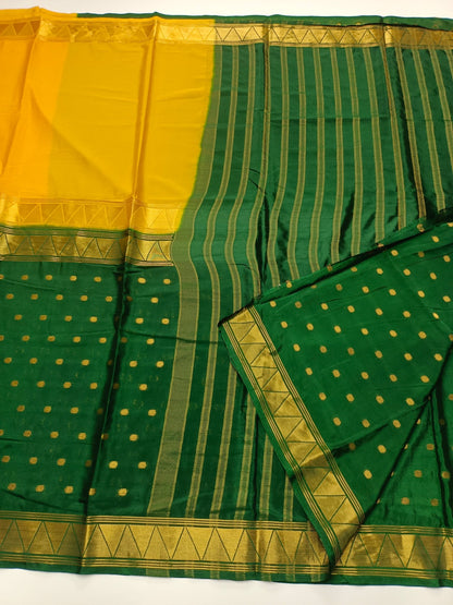2D CREPE SILK SAREE - B S CHANNABASAPPA & SONS