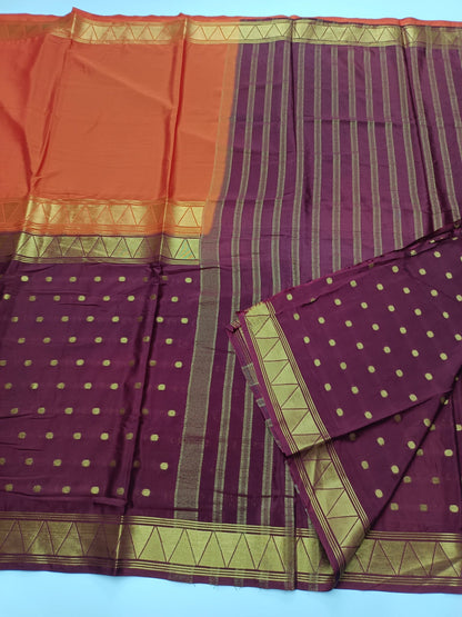 2D CREPE SILK SAREE - B S CHANNABASAPPA & SONS