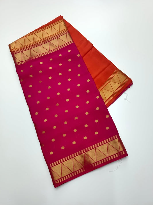 2D CREPE SILK SAREE - B S CHANNABASAPPA & SONS