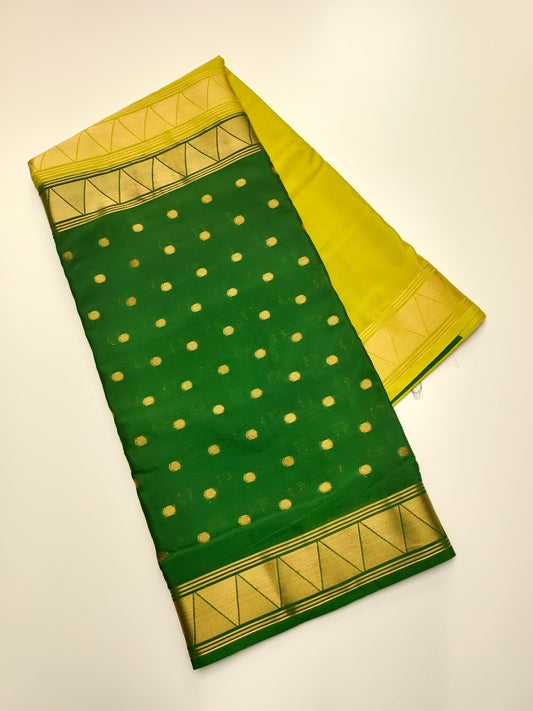 2D CREPE SILK SAREE - B S CHANNABASAPPA & SONS