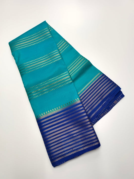 SEMI CREPE SILK SAREE - B S CHANNABASAPPA & SONS