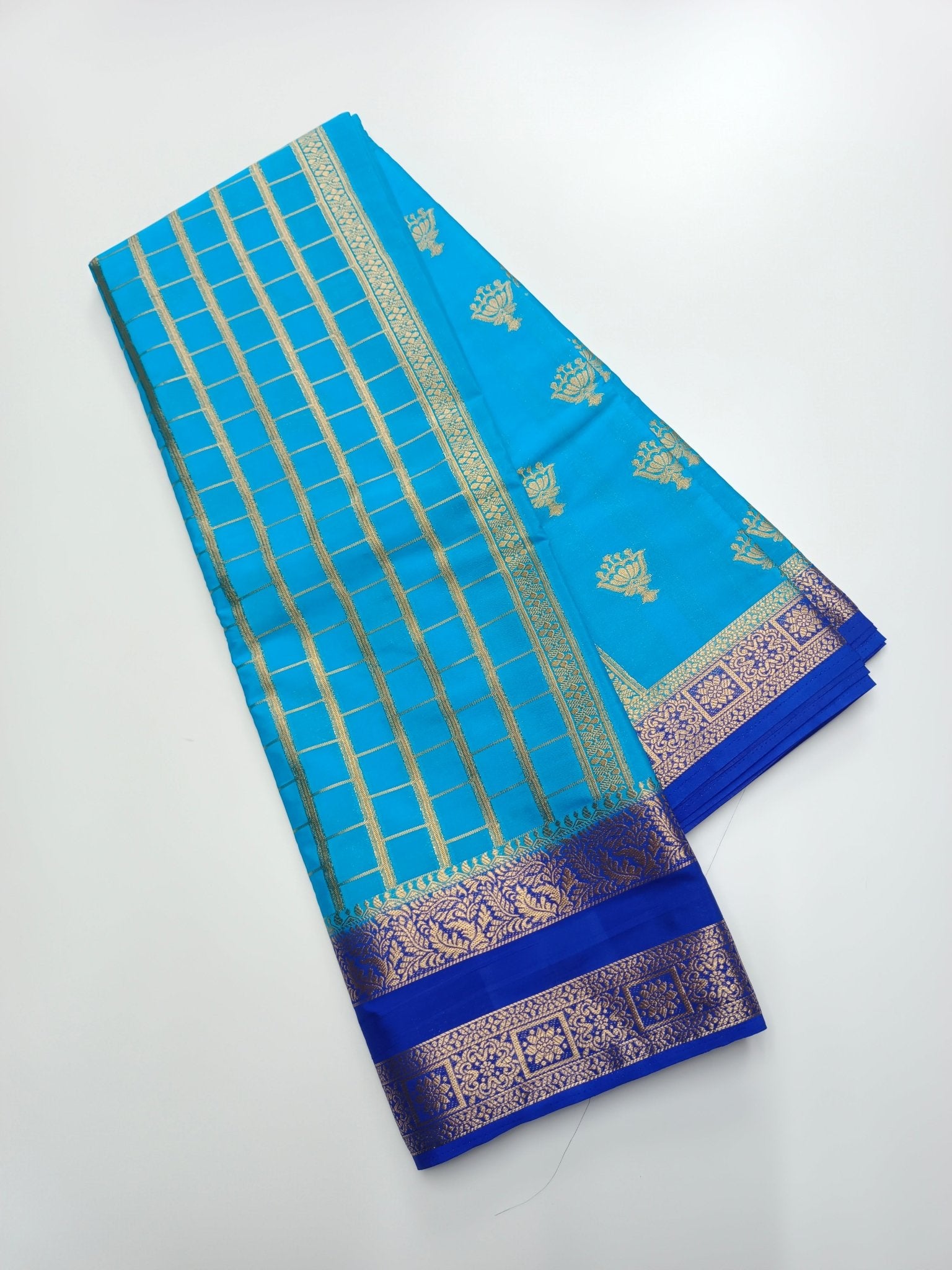 SEMI CREPE SILK SAREE - B S CHANNABASAPPA & SONS