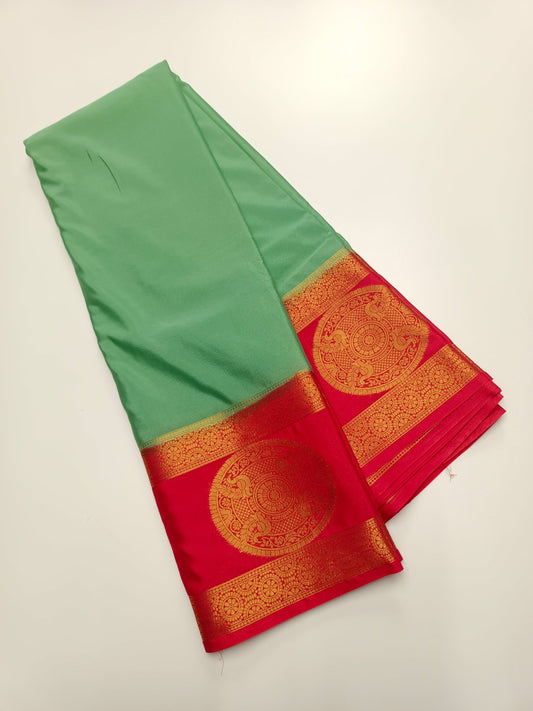 CREPE SILK SAREE - B S CHANNABASAPPA & SONS