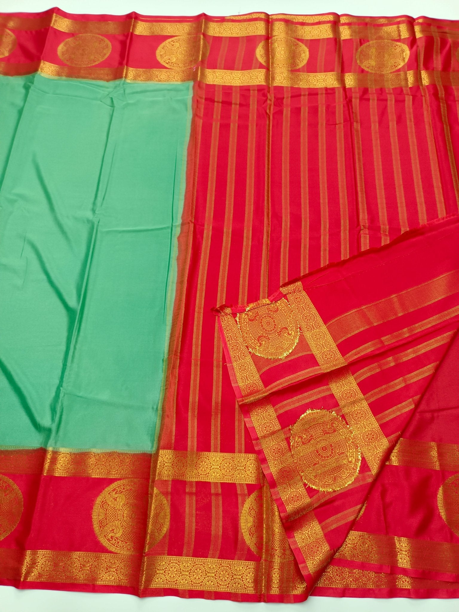 CREPE SILK SAREE - B S CHANNABASAPPA & SONS